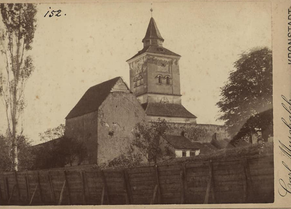 Biserica Fortificata - Maierus | foto: Carl Muschalek (1895) | sursa foto: Arhivele Nationale ale Romaniei - Brasov