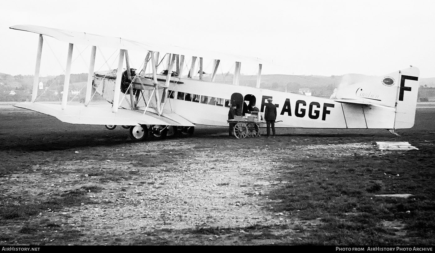 avion Caudron C.81 (aeroport baza: Dbendorf - Elvetia) | inmatriculare F-AGGF | CIDNA (1925)